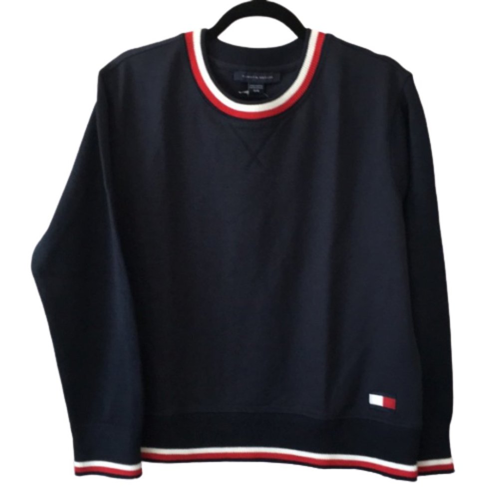 Tommy Hilfiger Ladies' Long Sleeve Sweater, Blue